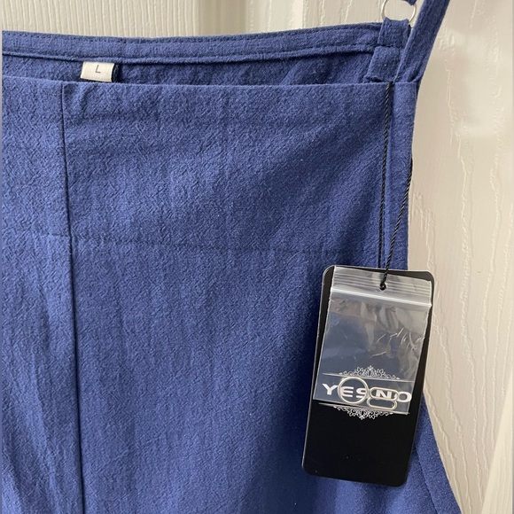 YesNo NWT Women’s Casual Wide Leg Jumpsuit Overalls with Pockets - Picture 5 of 13